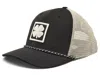 Black Clover Granite 2 Adjustable Hat Baseball Caps Black/silver Mesh: One Size In Black