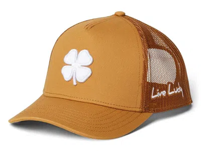Black Clover Hardy 3 Adjustable Hat Baseball Caps Brown Hat/3d White Clover: One Size