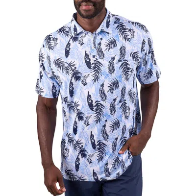 Black Clover Hidden Clover Polo White/peri Blue