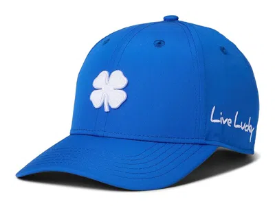 Black Clover Hollywood 31 Adjustable Hat Baseball Caps Royal Blue Hat/3d White Clover: One Size
