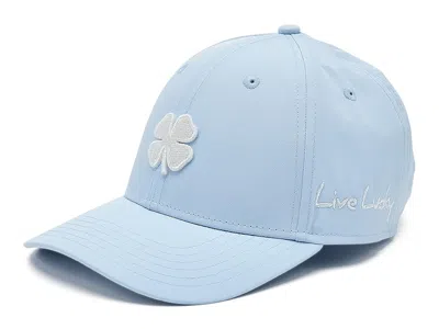 Black Clover Hollywood 37 Adjustable Hat Baseball Caps Ice Blue Hat/white Clover: One Size
