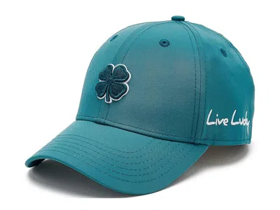 Black Clover Hollywood 39 Adjustable Hat Baseball Caps Crystal Teal Hat/teal White Clover: One Size In Blue
