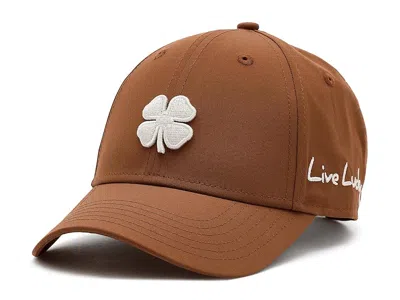 Black Clover Hollywood 44 Adjustable Hat Baseball Caps Dark Brown Hat/vanilla Clover: One Size