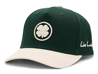 Black Clover Inner Luck 4 Adjustable Hat Baseball Caps Forest Green/cream Hat/cream Clover: One Size