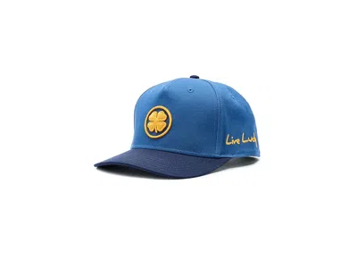 Black Clover Inner Luck 5 Adjustable Hat Baseball Caps Blue/navy Hat/yellow Clover: One Size