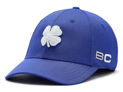 Black Clover Iron X Lagoon Hat Baseball Caps Royal Blue Hat/white Clover: Lg/xl