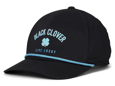 Black Clover Laguna 2 Adjustable Hat Baseball Caps Black Hat/sky Blue Fade Hd Print: One Size