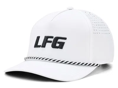 Black Clover Lfg Panel Mid Rope Adjustable Hat Baseball Caps White: One Size