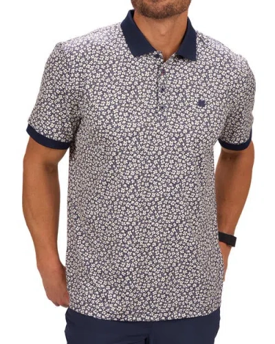 Black Clover Lucky Bloom Polo In Blue