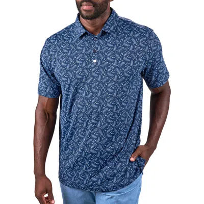 Black Clover Lucky Feather Polo In Navy