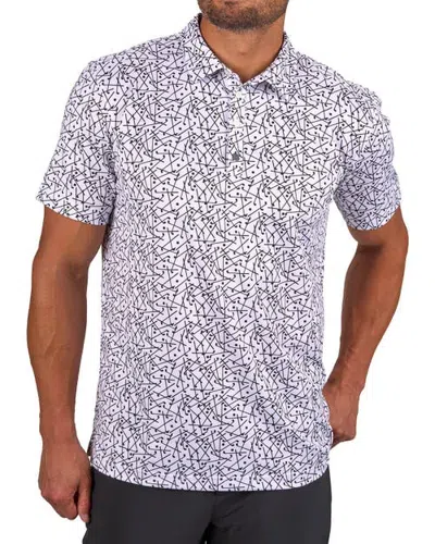 Black Clover Lucky Swing Polo In White
