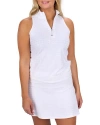 Black Clover Lynx Sleeveless Polo In White