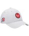 Black Clover Gray Utah Utes Oxford Circle Adjustable Hat In Gray