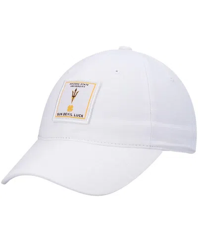 Black Clover Men's White Arizona State Sun Devils Dream Adjustable Hat