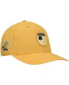 Black Clover Men's Yellow Wichita State Shockers Nation Shield Snapback Hat In Yellow