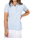 Black Clover Mina Polo In Blue