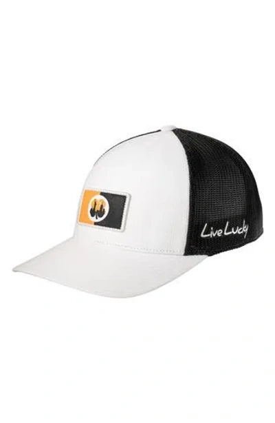 Black Clover New York Clover Patch Snapback Hat In White