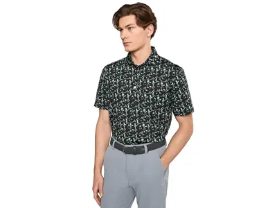 Black Clover Night Lights Polo In Black