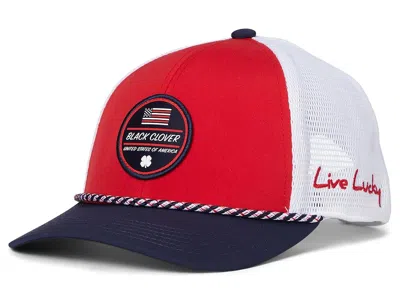Black Clover Old Glory Adjustable Hat Baseball Caps Red Hat/red/white/blue Hd Patch: One Size In Multi