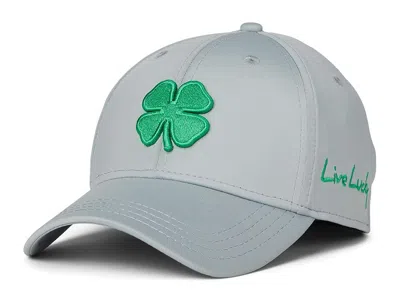 Black Clover Premium Clover 134 Hat Baseball Caps Silver Hat/3d Kelly Green Clover: Sm/md In Gray