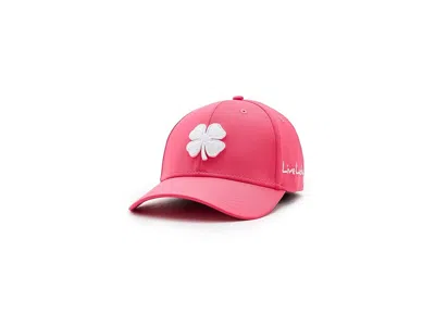 Black Clover Premium Clover 144 Hat Baseball Caps Raspberry Hat/3d White Clover: Sm/md In Pink