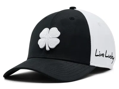 Black Clover Premium Clover 165 Hat Baseball Caps Black/white Hat/3d White Clover: Lg/xl