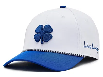 Black Clover Premium Clover 166 Hat Baseball Caps White/royal Hat/3d Royal Clover: Sm/md In Blue