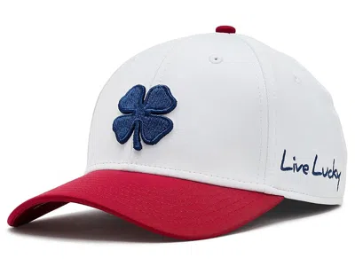Black Clover Premium Clover 167 Hat Baseball Caps White/red Hat/3d Navy Clover: Lg/xl