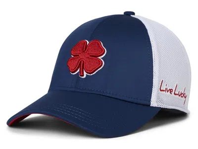 Black Clover Premium Clover 70 Hat Baseball Caps Navy Hat/3d Red Clover/white Trim: Sm/md In Multi