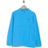 Black Clover Quarter Jack Half Zip Jacket In Azure Clover Azure