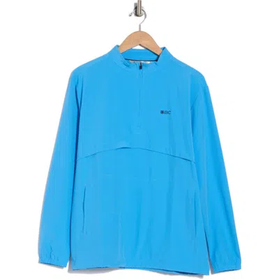 Black Clover Quarter Jack Half Zip Jacket In Blue