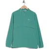 Black Clover Quarter Jack Half Zip Jacket In Jade Clover Jade