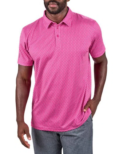 Black Clover Radiance Polo In Electric Rose