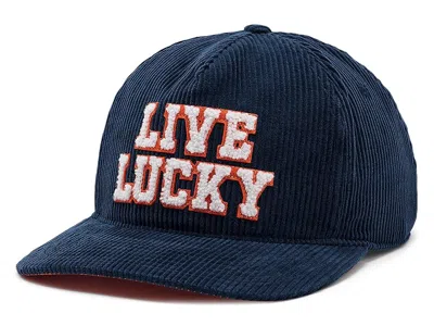 Black Clover Shaggy Adjustable Hat Baseball Caps Navy Corduroy: One Size In Blue