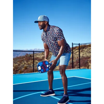 Black Clover Shake N Bake Polo In Blue