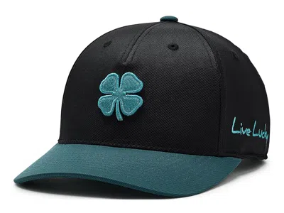 Black Clover Superior 5 Adjustable Snapback Hat Baseball Caps Crystal Teal/black: One Size