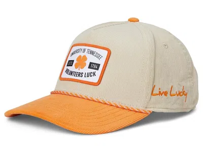 Black Clover Tennessee Legacy Adjustable Snapback Hat Licensed Caps Natural/orange/corduory With Rope Hd Patch: O In Neutral
