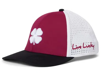Black Clover Texas Am Benchmark Adjustable Snapback Hat Licensed Caps Maroon/black/white Laser Cut 3d Clover: One In Pink
