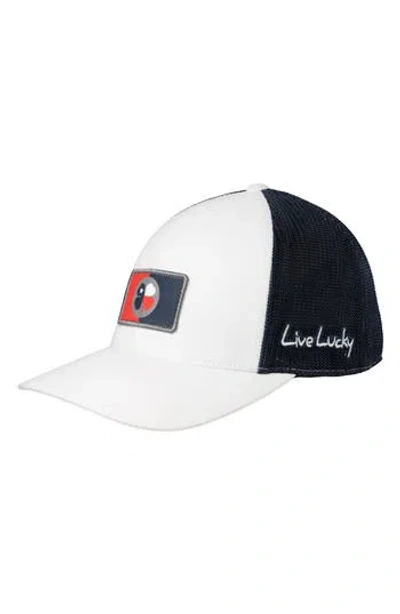 Black Clover Texas Shield Baseball Cap In White