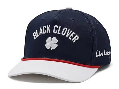 Black Clover Timeless 5 Adjustable Hat Baseball Caps Navy/white: One Size In Blue