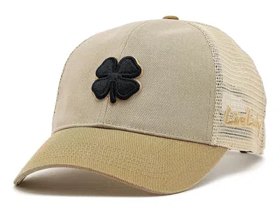 Black Clover Two Tone Vintage 39 Adjustable Hat Baseball Caps Black/khaki/mustard: One Size In Neutral