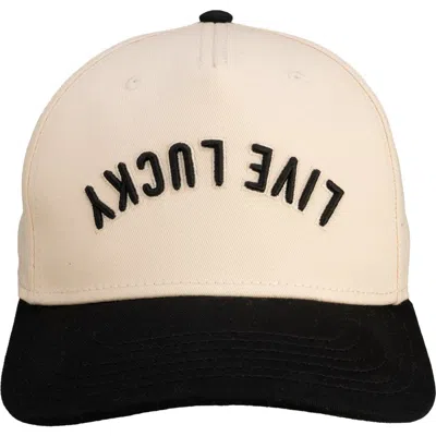 Black Clover Upside Down Luck 1 Hat In White