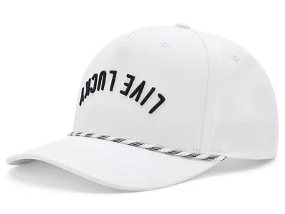 Black Clover Upside Down Luck 15 Adjustable Hat Baseball Caps White: One Size