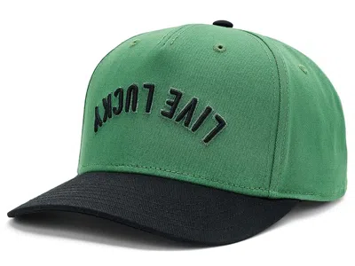 Black Clover Upside Down Luck 6 Adjustable Hat Baseball Caps Black/green: One Size