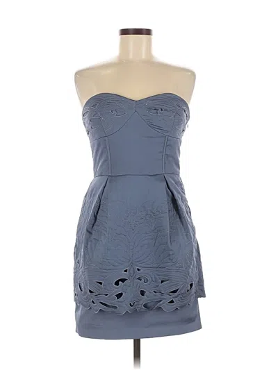 Pre-owned Black Cocktail Dress In Blue