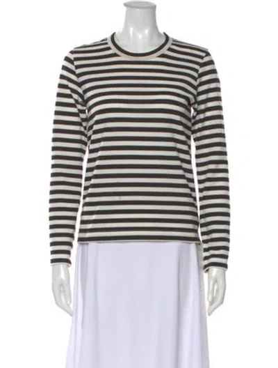 Pre-owned Black Comme Des Garçons 2010's Striped T-shirt In Black