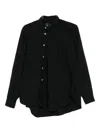 Black Comme Des Garçons Asymmetric Shirt In Black