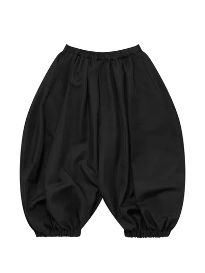 Black Comme Des Garçons Ballon Trousers In Black