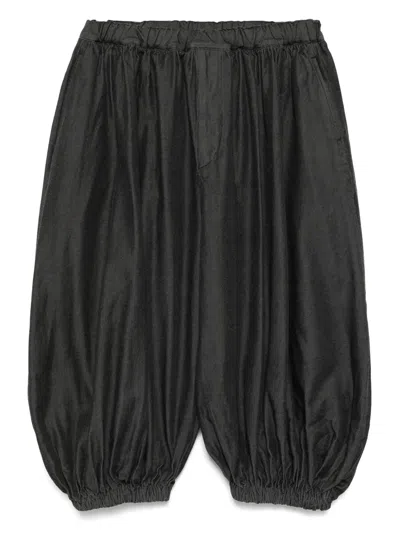 Black Comme Des Garçons Balloon Pants In Black