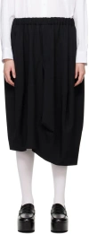 Black Comme Des Garçons Black Drawstring Lounge Pants In 1 Black